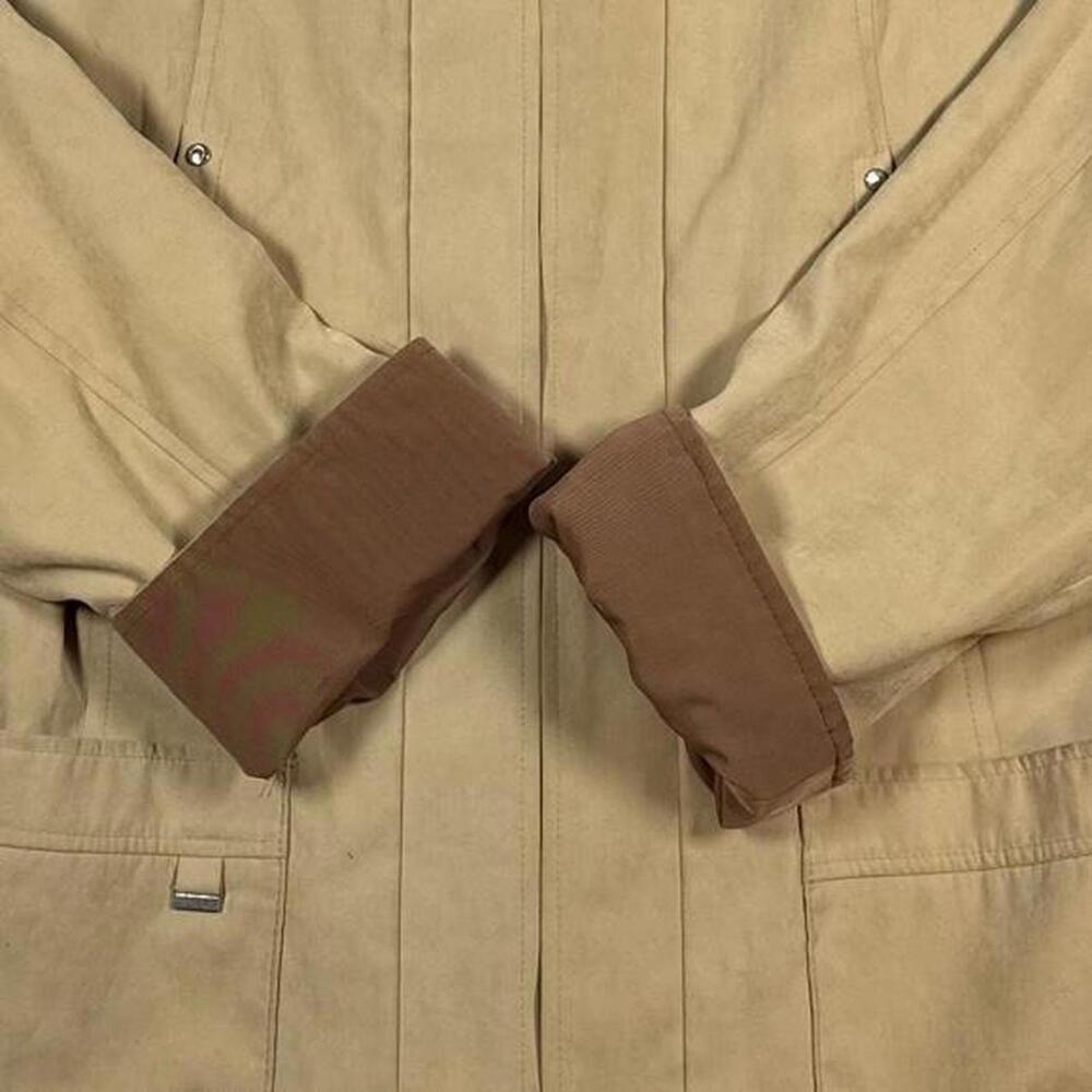 Mackintosh New England Chore Jacket Women’s L Tan Utility Coat Barn Jacket Prep - Picture 3 of 8